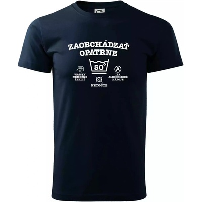Zaobchádzať opatrne 50 tričko tmavomodrá