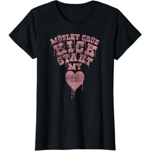 Mötley Crüe Kick Start My Heart Black L Дамски Риза (MOTTEE33LB03)