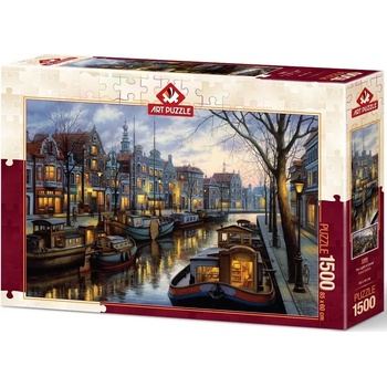 Art Puzzle Пъзел Art Puzzle от 1500 части - Светлини по канала (5389)
