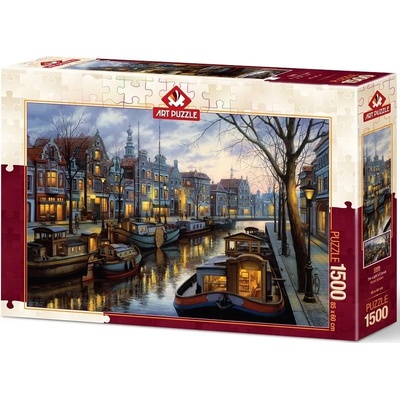 Art Puzzle Пъзел Art Puzzle от 1500 части - Светлини по канала (5389)