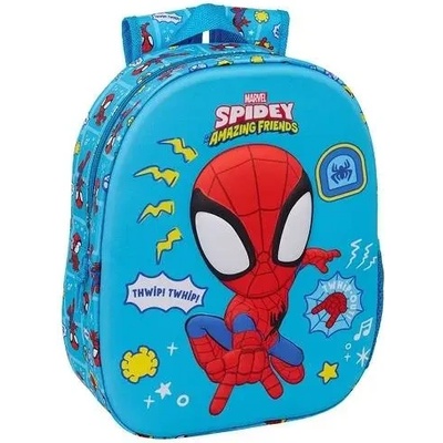 SAFTA Детска раница safta 3d spidey, 8.64 литра