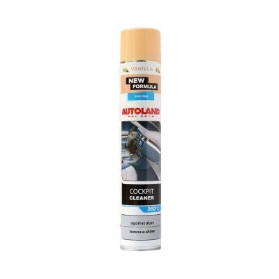 Аерозолен препарат за табло с аромат VANILLA 750ml черен