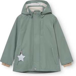 Mini A Ture Детско водоустойчиво яке Mini A Ture Kid's Matadwen Jacket Waterproof jacket - Granite Green - размер 110 (703-6701-0112)