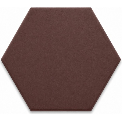 Čalouněný nástěnný panel HEXAGON 30x26 cm tmavě růžová MyBestHome
