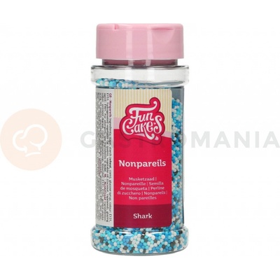 FunCakes cukrové perličky modro bílé 80 g