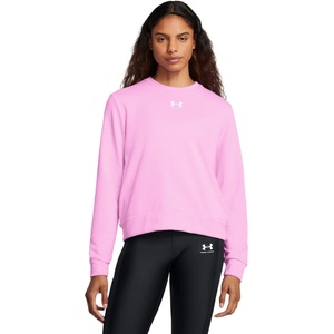 Under Armour Women‘s sweatshirt Rival Terry Crew Pink L