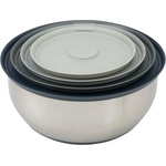 Joseph Joseph Кухненска купа комплект NEST PREP&STORE 95025, 4 бр. , с капаци, неръждаема стомана, Joseph Joseph (JS95025)