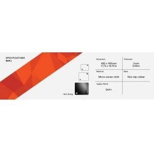 SteelSeries Mouse pad Steelseries, 400 mm x 450 mm x 2 mm, black