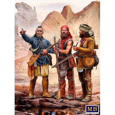 MASTER BOX LTD The Mohicans: Indian Wars series the XVIII century. Kit No.5 1:35