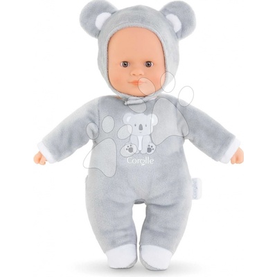 Corolle koala Sweet Heart s hnedými očami a snímateľnou kapucňou s uškami 30 cm