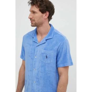 Polo Ralph Lauren pánská košile regular s klasickým límcem 710899170 fialová