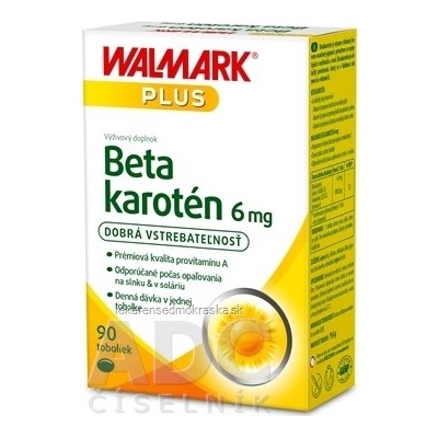 Walmark Beta karotén 6 mg 90 kapsúl
