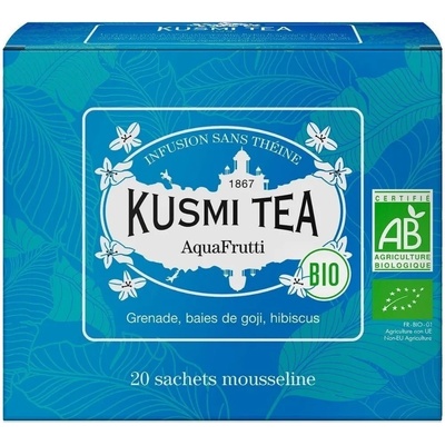 Kusmi Tea Плодов чай AQUAFRUTTI, 20 муселинови пакетчета, Kusmi Tea (KUSMI21683A1120)