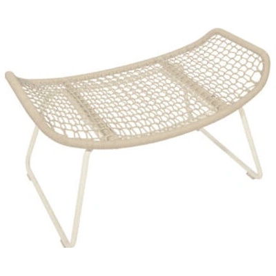 FISCHER MÖBEL Záhradná podnožka WING light 2724WS, biela
