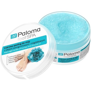Paloma Foot Spa cukrový peeling na nohy s hroznovým a mandlovým olejem 125 ml