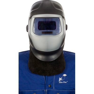 Weldas Заваръчен предпазител за врата Weldas 44-7184 - черна телешка кожа, велкро закрепване (44-7184)