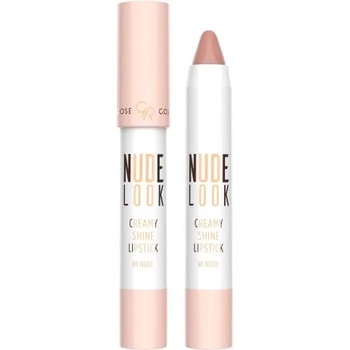 Image 1 of Golden Rose Nude Look Creamy Shine Lipstick - Червило за устни с блестящ ефект от серията "Nude Look