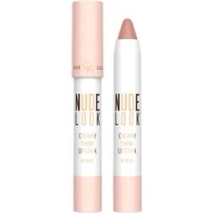 Golden Rose Nude Look Creamy Shine Lipstick - Червило за устни с блестящ ефект от серията "Nude Look