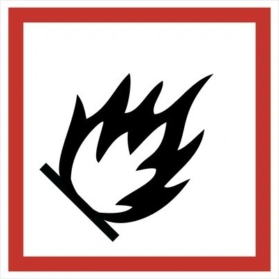 Symbol GHS 02 – HOŘLAVÉ (105x105 mm)