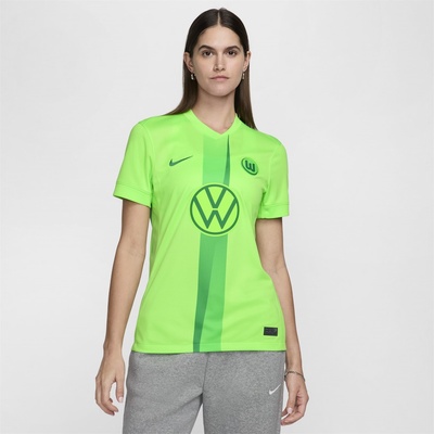 Nike Дамска футболна фланелка Nike Wolfsburg Home Shirt 2024 2025 Womens - Green