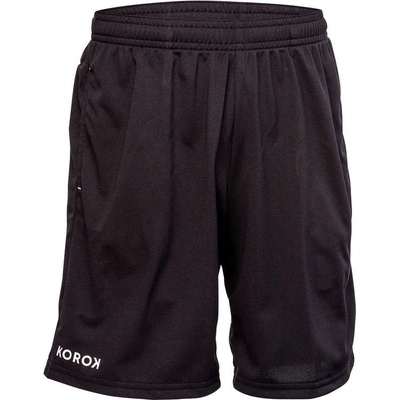 Korok chlapčenské šortky na pozemný hokej FH100 čierne
