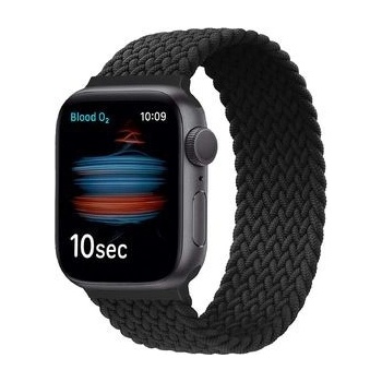 Apple Watch řemínek, elastický, pro 38/40 mm, L, pletený, nylonový, černý 320 DSN-11-00A