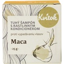 Kvítok tuhý šampon proti vypadávání vlasů Maca 25 g