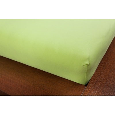 Wooline Prostěradlo Jersey pistáciové 90x200
