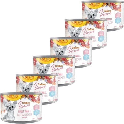 Calibra Dog Verve GF Adult Small Beef & Chicken 6 x 200 g