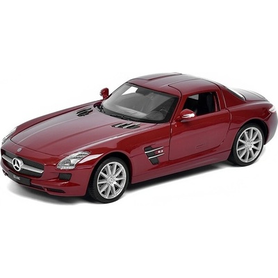 Welly Kovový model Mercedes-Benz SLS AMG červený 1:24