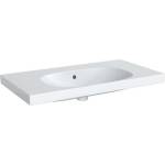 Geberit Acanto - Умивалник 90x48 см, без отвор за смесител, с преливник, с KeraTect, бял 500.624. 01.8 (500.624.01.8)