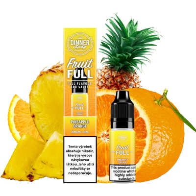 Dinner Lady Bar Salts Fruit FULL Pineapple Orange 10 ml 20 mg