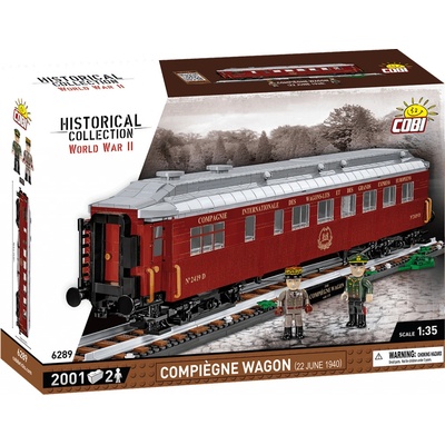 COBI 6289 World War II Francúzske osobné železničné vozidlo Compiègne wagon (22. jún 1940) 1:35
