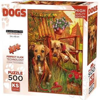 KS Games Пъзел KS Games от 500 части - Време за почивка и време за разходка (20067)