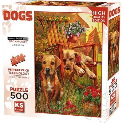 KS Games Пъзел KS Games от 500 части - Време за почивка и време за разходка (20067)