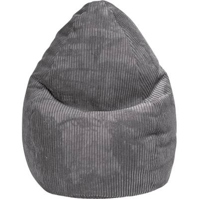 Beanbag sedací vak Shara XL 70 x 110 cm tmavě šedý