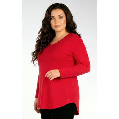 Dámská tunika pro plnoštíhlé PLUS SIZE 7G152 LITEX červená