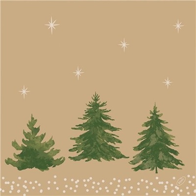 Dunisoft Ubrus ekologický Bio 40x40 cm HUMBLE TREES 60 ks 100032221