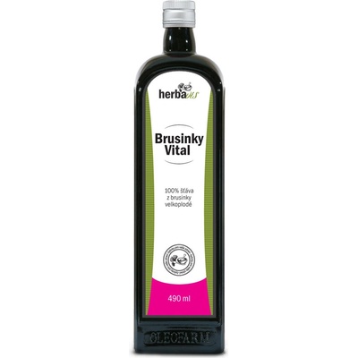 Herbavis BRUSINKY VITAL 100% šťáva 490 ml