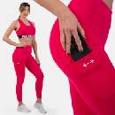 Dámské legíny Nebbia Active High-Waist Smart Pocket Leggings Pink