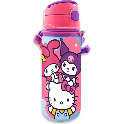 Kids movie heroes Алуминиева Бутилка Hello Kitty Kuromi 600ml