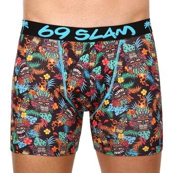 69SLAM fit pánské boxerky hawaiian tiki (MBYHWT-PO)