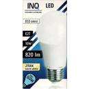 INQ LED žárovka E27 10W A60 Teplá bílá