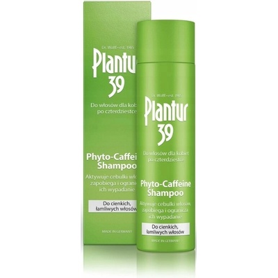 Plantur 39 Fyto-Kofein, šampon pro řídké a lámavé vlasy 250 ml