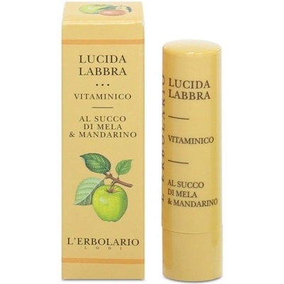 L'Erbolario Lucida labba vitaminico Витаминен балсам за устни със сок от Ябълка и Мандарина