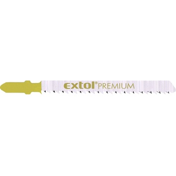 Extol Premium Plátky do priam. píly HCS 75x2,5mm, obrát. zuby, úchyt Bosch, 8805005