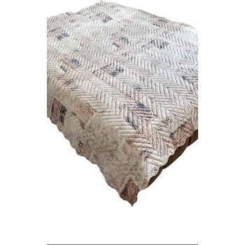 Image 1 of GoHome Двулицево шалте - Сини/Беж орнаменти