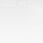Rea Душово корито Rea Bazalt бяло квадратно 90x90 см (5902557387694)