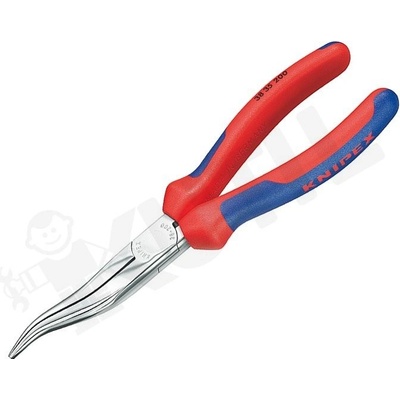 Kleště půlkulaté se zakřivenými hroty Knipex 38 35 200