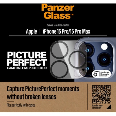 PanzerGlass ochranný objektívu fotoaparátu Apple iPhone 15 Pro15 Pro Max 1137